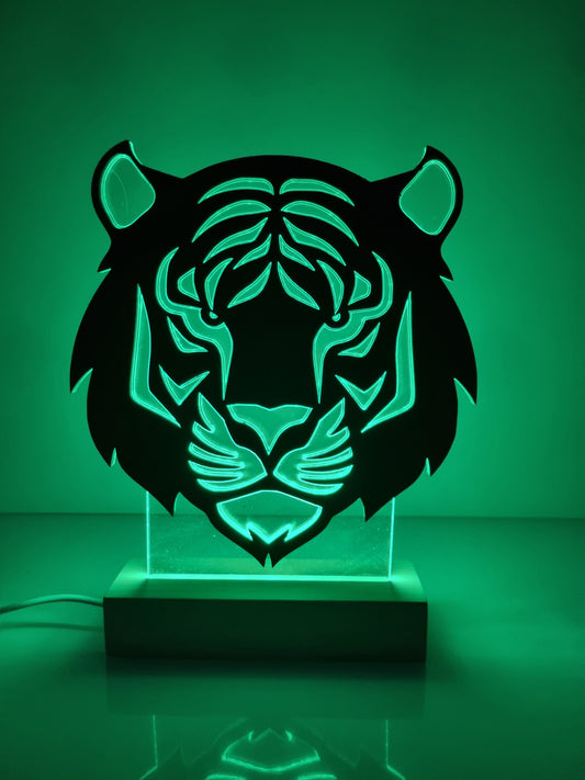 Tiger Head LED Lamp