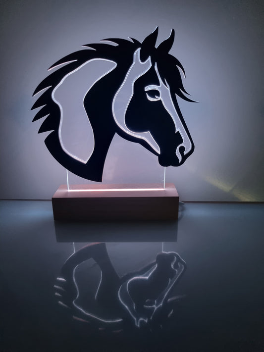 Horse Head LED Lamp