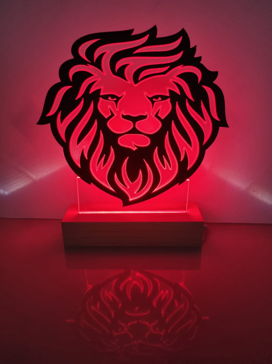 Lion Head LED Lamp